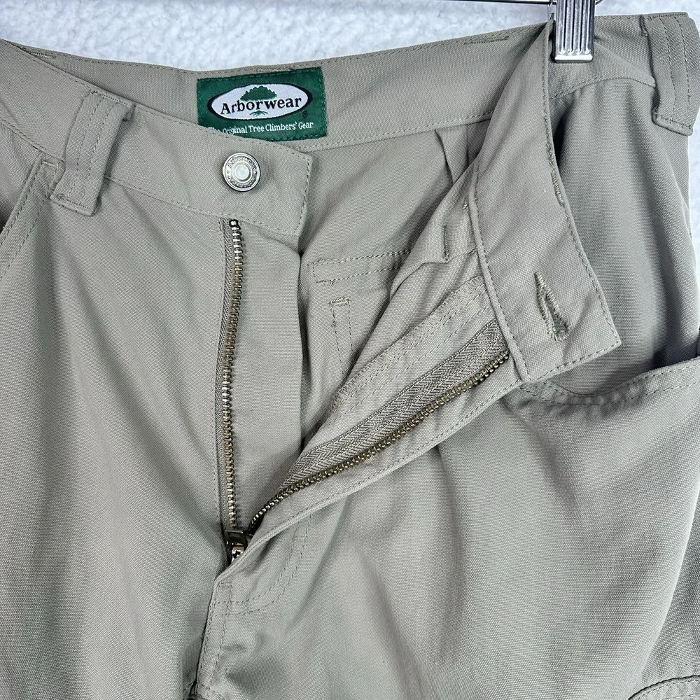 Arborwear Tech Cargo Pants Men 32x34 Tan Nylon Tree Climber Work Hiking Gorpcore